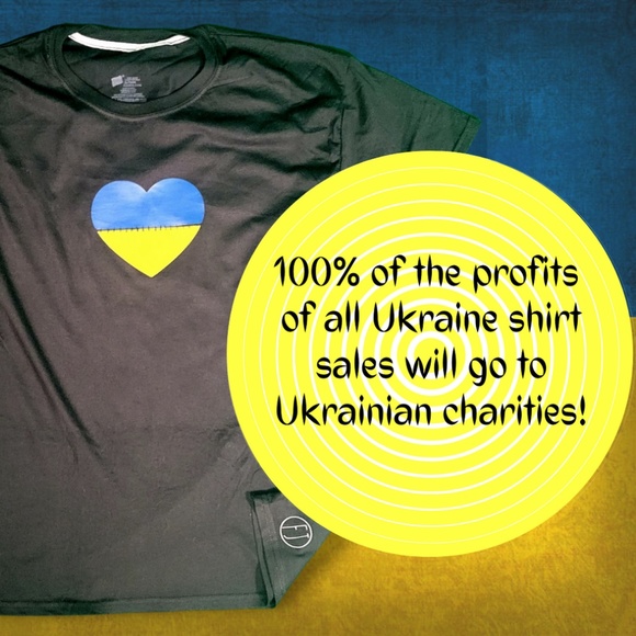 Stitched Heart Ukraine - Picture 1 of 3